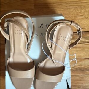 A New Day Women's Beige Heels